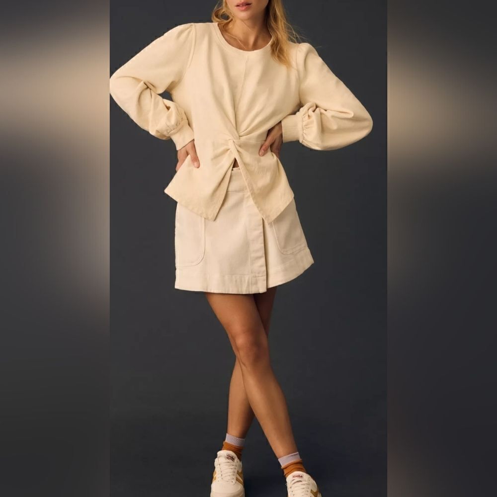 NWT $88 Pilcro twist front sweatshirt